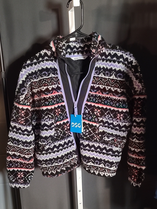 DSG Other - DSG Girls Multicolor Striped Knit Cropped Jacket